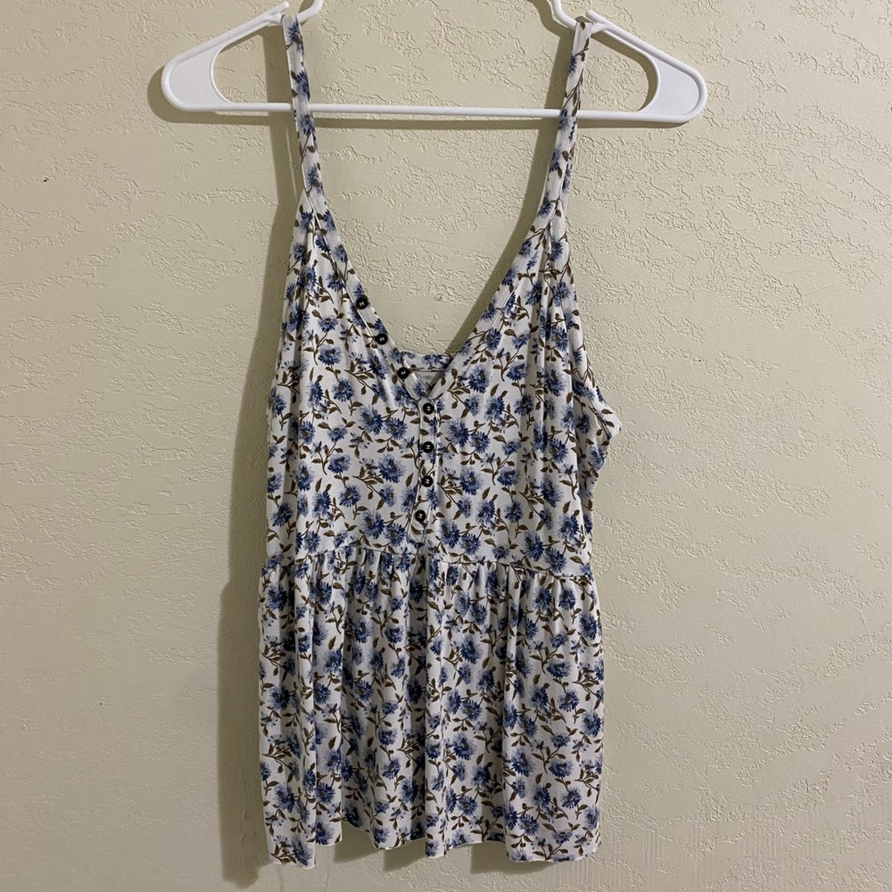 Cute Floral Tank Top
